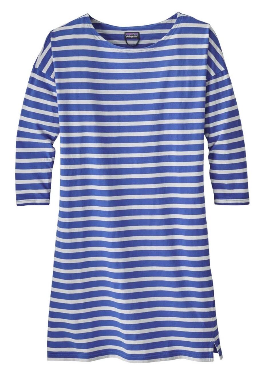 Patagonia Seatoller Dress, Slub Knit Organic Cotton, Imperial Blue, Size Large